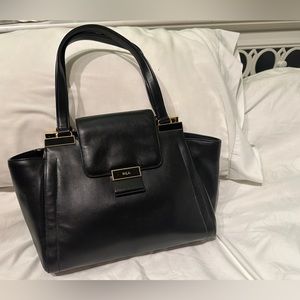 Lauren Ralph Lauren Handbag Black 100% Cow Leather